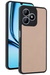 Realme Note 50 4G Kılıf Aras Deri Kapak - Pudra