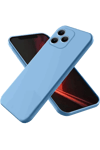 Realme Note 50 4G Kılıf First Silikon - Mavi