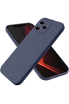 Realme Note 50 4G Kılıf First Silikon - Lacivert