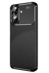 Realme Note 60 Kılıf Auto Focus Karbon Kapak - Siyah