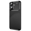 Realme Note 60 Kılıf Auto Focus Karbon Kapak - Siyah