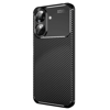 Realme Note 60 Kılıf Auto Focus Karbon Kapak - Siyah