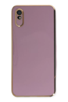 Redmi 9A Kılıf Volet Silikon - Mor