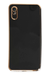 Redmi 9A Kılıf Volet Silikon - Siyah