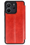 Redmi Note 14 4G Kılıf Flip Cover - Kırmızı