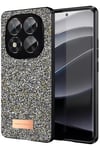 Redmi Note 14 Pro 5G Bright Simli Kapak - Gümüş