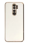 Redmi Note 8 Pro Kılıf Volet Silikon - Beyaz