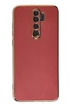 Redmi Note 8 Pro Kılıf Volet Silikon - Kırmızı