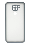 Redmi Note 9 Kılıf Montreal Silikon Kapak - Gri