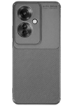 Reno 11F Kılıf Auto Focus Karbon Kapak - Gri