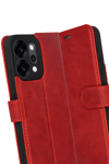 Reno 14 Trend S Plus Kapaklı Kılıf - Kırmızı