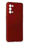 Reno 5 Kılıf First Silikon - Bordo