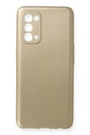 Reno 5 Kılıf First Silikon - Gold