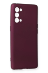 Reno 5 Pro Kılıf First Silikon - Mürdüm