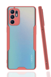 Reno 6 Kılıf Platin Silikon - Pembe