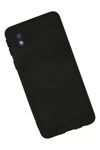 Samsung Galaxy A01 Core Kılıf Kelvin Kartvizitli Silikon - Siyah