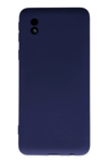 Samsung Galaxy A01 Core Kılıf Nano içi Kadife Silikon - Lacivert