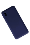 Samsung Galaxy A01 Core Kılıf Nano içi Kadife Silikon - Lacivert