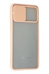 Samsung Galaxy A02 Kılıf Palm Buzlu Kamera Sürgülü Silikon - Pembe