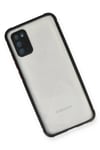 Samsung Galaxy A02S Kılıf Miami Şeffaf Silikon - Siyah