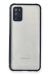 Samsung Galaxy A02S Kılıf Miami Şeffaf Silikon - Lacivert