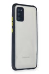 Samsung Galaxy A02S Kılıf Miami Şeffaf Silikon - Lacivert