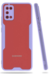 Samsung Galaxy A02S Kılıf Platin Silikon - Lila