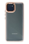 Samsung Galaxy A03 Kılıf Dora Kapak - Pudra