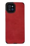 Samsung Galaxy A03 Kılıf Loop Deri Silikon - Kırmızı
