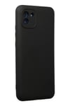 Samsung Galaxy A03 Kılıf Nano içi Kadife Silikon - Siyah