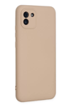 Samsung Galaxy A03 Kılıf Nano içi Kadife Silikon - Pudra