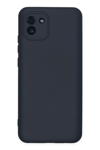 Samsung Galaxy A03 Kılıf Nano içi Kadife Silikon - Lacivert