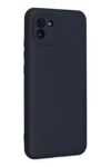 Samsung Galaxy A03 Kılıf Nano içi Kadife Silikon - Lacivert