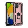 Samsung Galaxy A03 Kılıf Sofya Yüzüklü Silikon Kapak - Rose