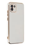 Samsung Galaxy A03 Kılıf Volet Silikon - Beyaz