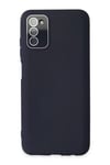 Samsung Galaxy A03S Kılıf Lansman Glass Kapak - Lacivert
