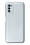 Samsung Galaxy A03S Kılıf Nano içi Kadife Silikon - Sky Blue