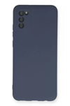 Samsung Galaxy A03S Kılıf Nano içi Kadife Silikon - Gri