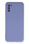 Samsung Galaxy A03S Kılıf Nano içi Kadife Silikon - Lila