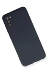 Samsung Galaxy A03S Kılıf Nano içi Kadife Silikon - Lacivert