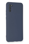 Samsung Galaxy A03S Kılıf Nano içi Kadife Silikon - Gri
