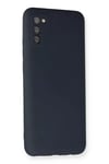 Samsung Galaxy A03S Kılıf Nano içi Kadife Silikon - Lacivert