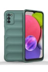 Samsung Galaxy A03S Kılıf Optimum Silikon - Koyu Yeşil
