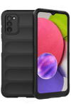 Samsung Galaxy A03S Kılıf Optimum Silikon - Siyah