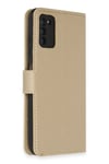Samsung Galaxy A03S Kılıf Trend S Plus Kapaklı Kılıf - Gold