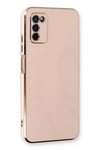 Samsung Galaxy A03S Kılıf Volet Silikon - Pembe