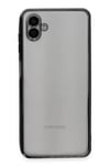 Samsung Galaxy A04 Kılıf Lensli Silikon - Siyah