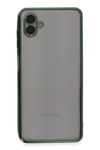 Samsung Galaxy A04 Kılıf Lensli Silikon - Yeşil