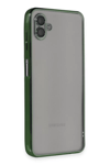 Samsung Galaxy A04 Kılıf Lensli Silikon - Yeşil