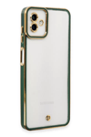 Samsung Galaxy A04 Kılıf Liva Lens Silikon - Yeşil